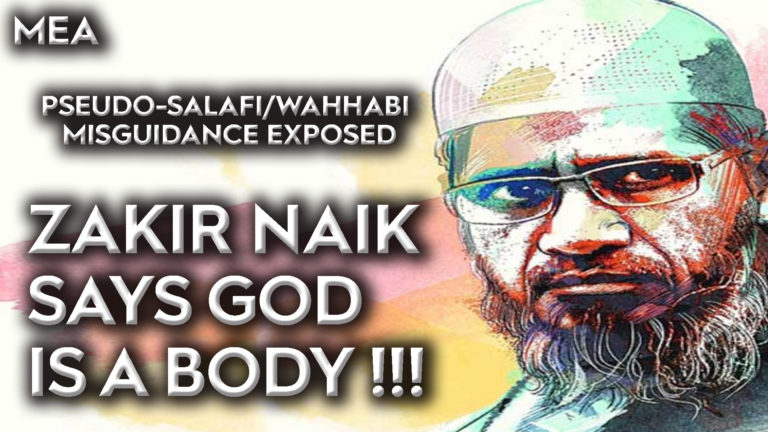 ZAKIR NAIK says Allah is a Body